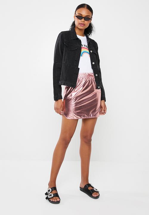 Noisy May - Demi short skirt - pink