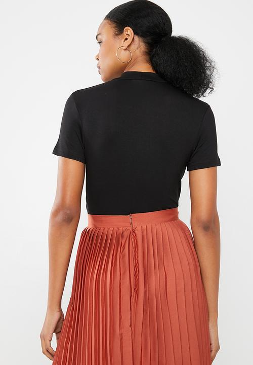 Superbalist - 2 pack turtleneck fitted tee - black and white
