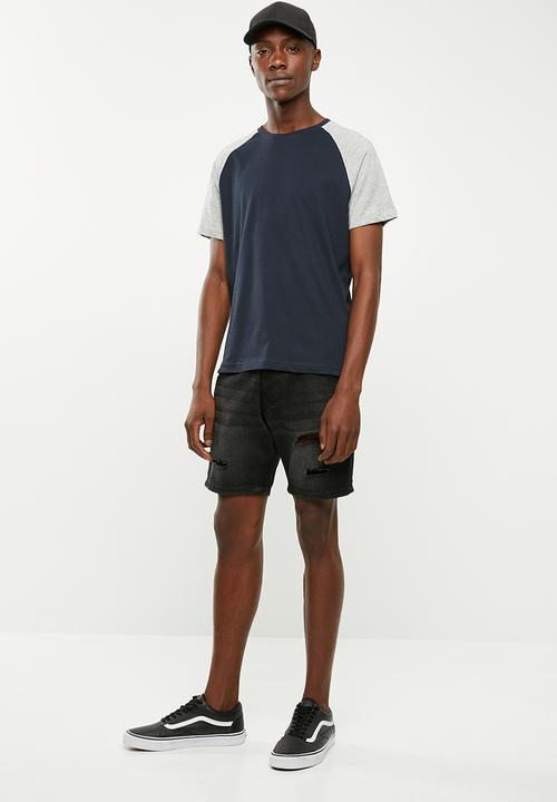 Brave Soul - Baptist T-shirt - navy