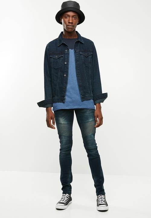Brave Soul - Cayson T-shirt - blue