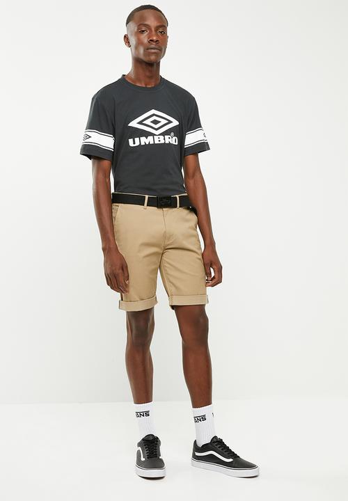 Umbro - Umbro barrier tee - black & white