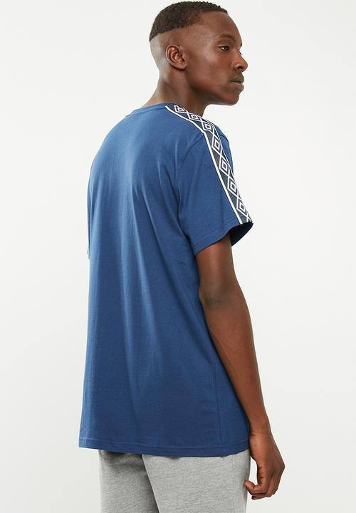 Umbro - Retro taped tee - navy