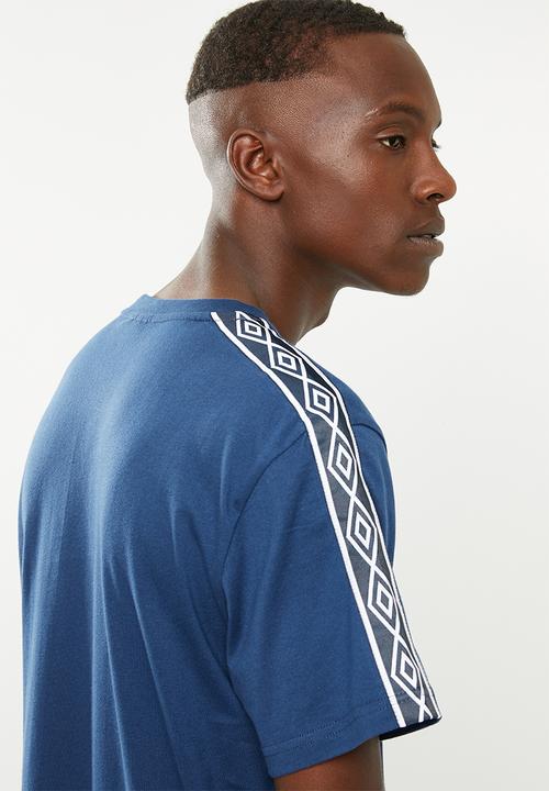 Umbro - Retro taped tee - navy
