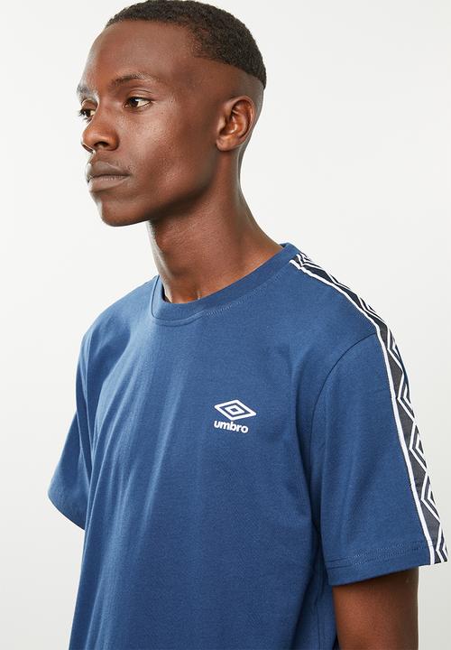 Umbro - Retro taped tee - navy