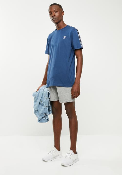 Umbro - Retro taped tee - navy