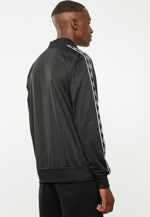 Umbro - Umbro retro taped tricot jacket - black