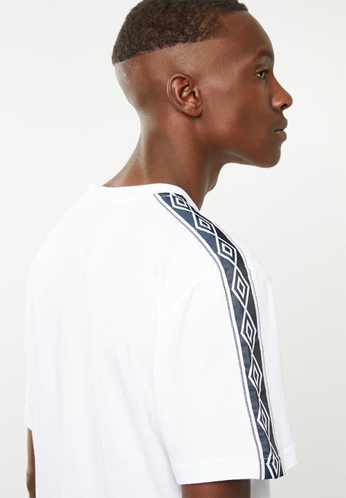 Umbro - Retro taped tee - white