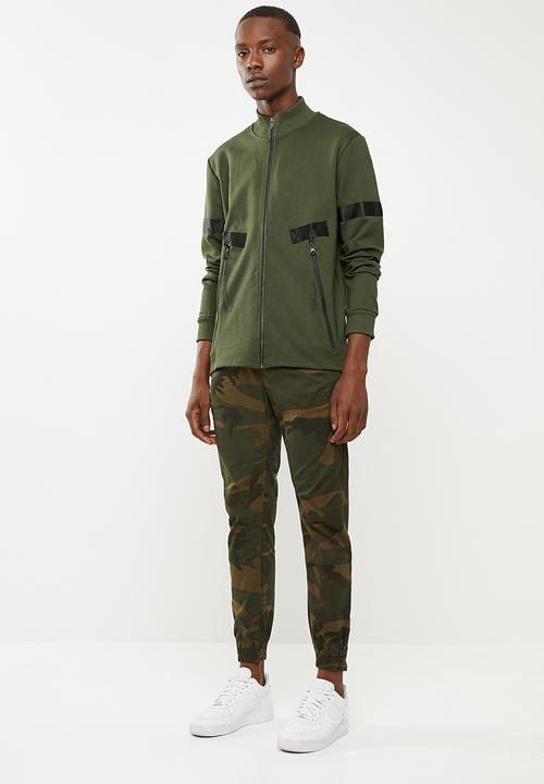 Jack & Jones - Sweat tracktop - green