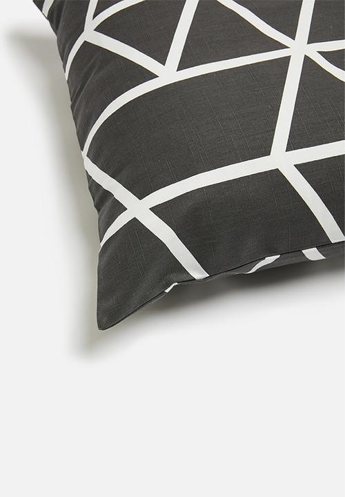 Sixth Floor - Nila cushion cover - charcoal