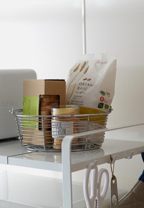 Yamazaki - Tower expandable kitchen counter organizer - white