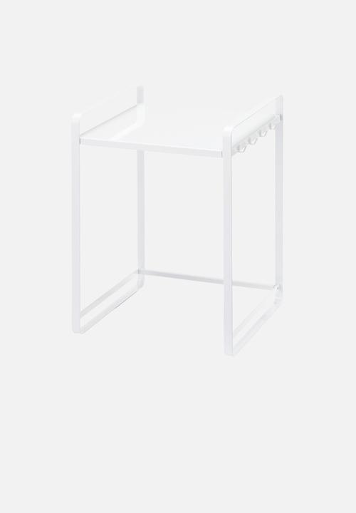 Yamazaki - Tower expandable kitchen counter organizer - white