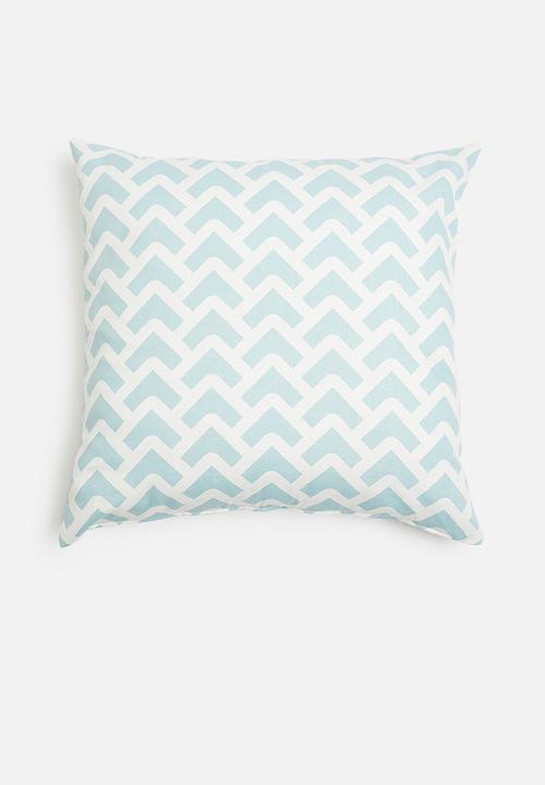 Sixth Floor - Arrow cushion cover - blue