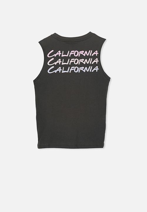 Cotton On - Orson tank - black