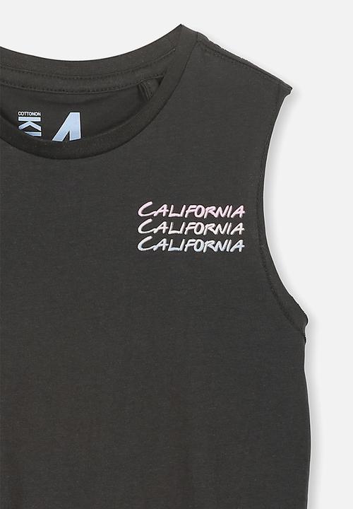 Cotton On - Orson tank - black