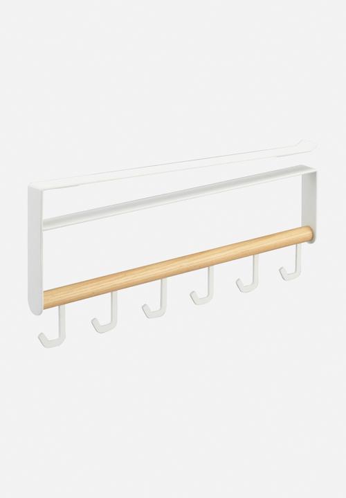 Yamazaki - Tosca under shelf kitchen tool hook - white