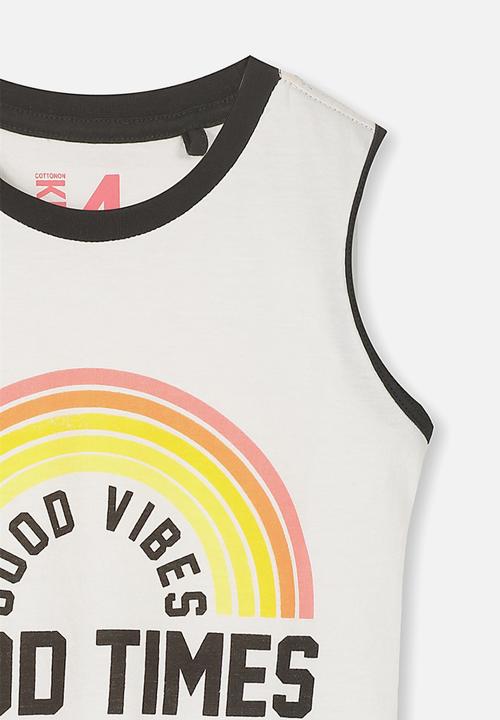 Cotton On - Orson tank - white 