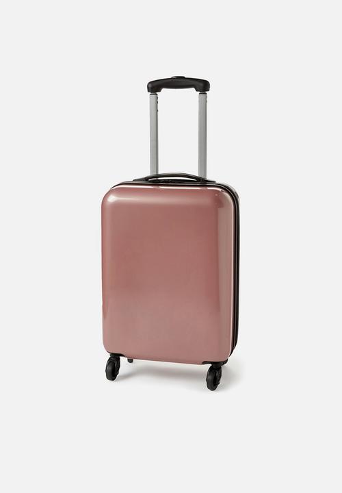 typo small suitcase