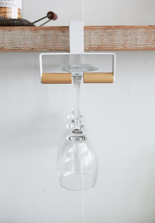 Yamazaki - Tosca under shelf wine glass hanger - white