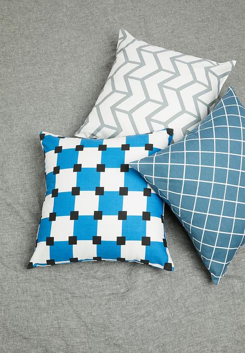 Sixth Floor - Mekar cushion cover - blue