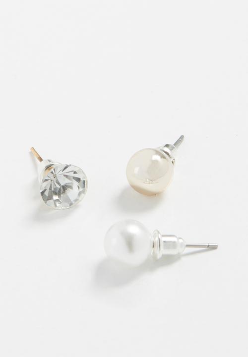 Jewels and Lace - 3 Pack earring value pack - gold