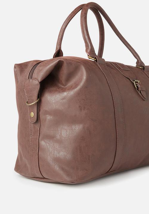 Typo - Buffalo overnighter bag - tan