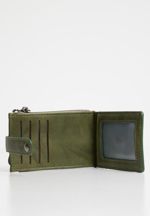 STYLE REPUBLIC - Pu card holder - khaki