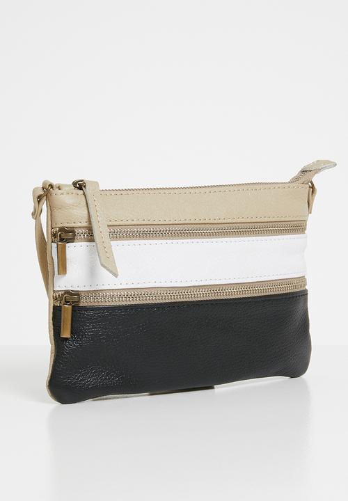 Superbalist - Charlotte crossbody leather bag - beige