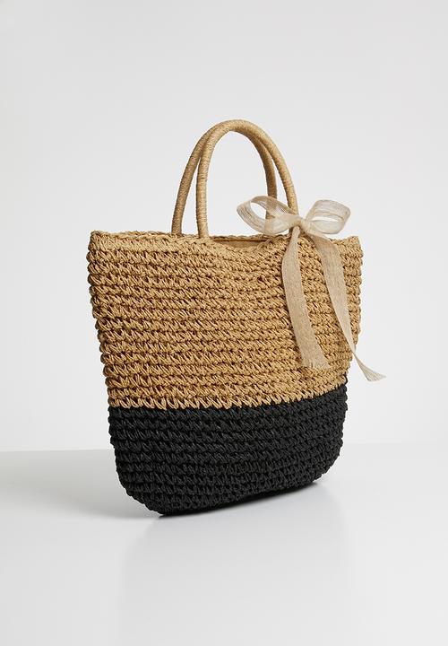 Superbalist - Naomi basket bag - neutral & black