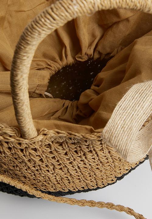 Superbalist - Naomi basket bag - neutral & black
