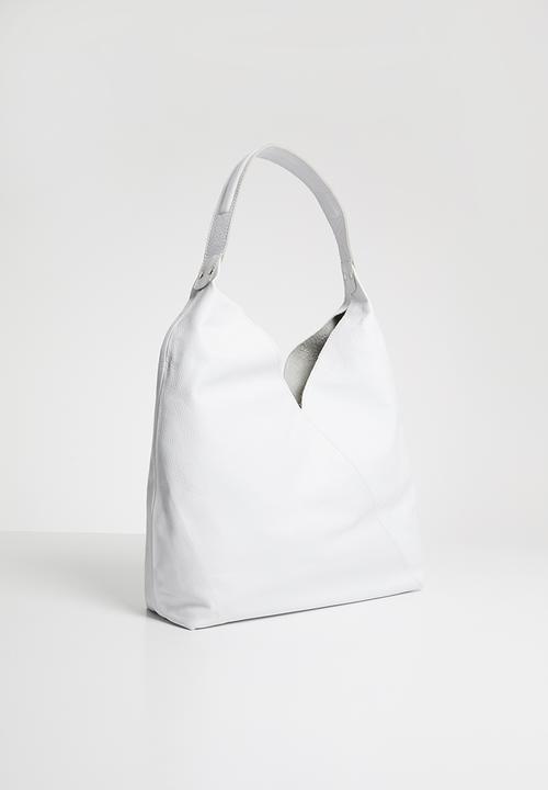 Superbalist - Zip pocket leather bag - snow