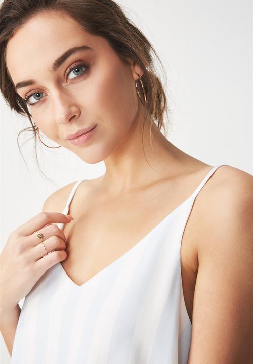 Cotton On - Astrid Cami - blue & white 