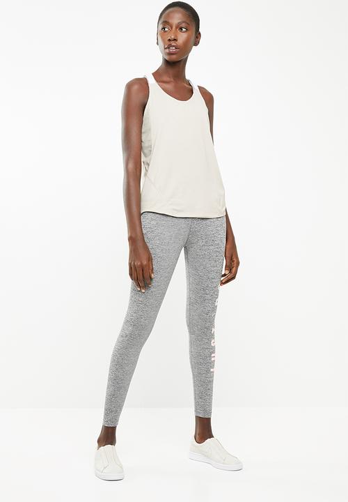 Nike - Dry tank elastica - beige