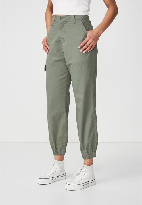 high waisted utility pants