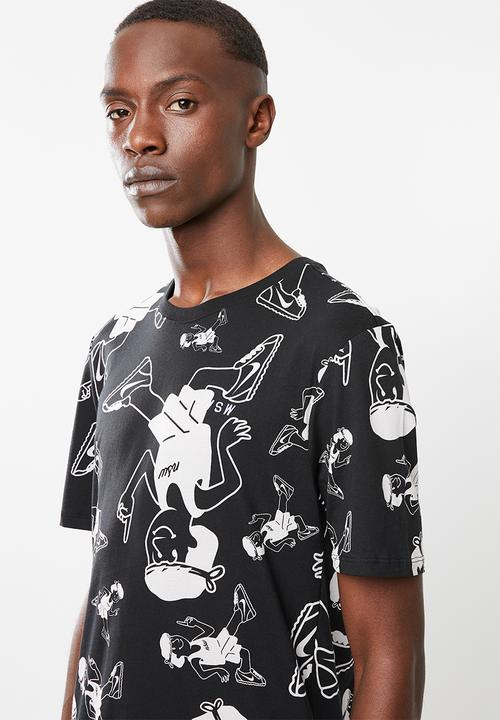 Nike - Nsw tee - black and white