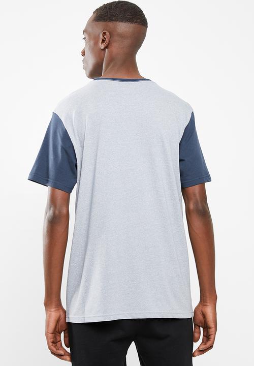 RVCA - Big rvca pick up II short sleeve tee - grey and navy