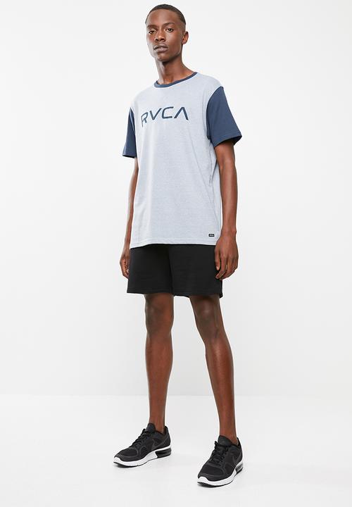 RVCA - Big rvca pick up II short sleeve tee - grey and navy