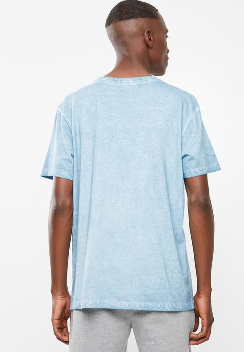 RVCA - Big rvca tiedye short sleeve tee - dusty blue