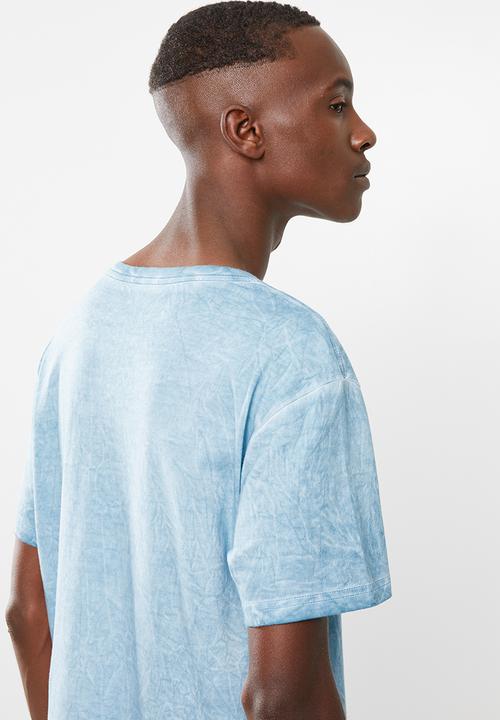RVCA - Big rvca tiedye short sleeve tee - dusty blue