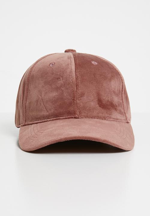 Superbalist - Suede peak cap - pink