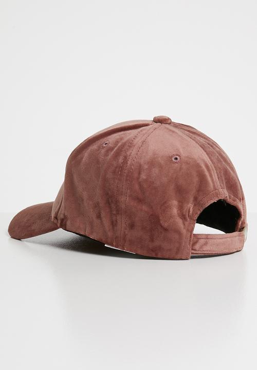 Superbalist - Suede peak cap - pink
