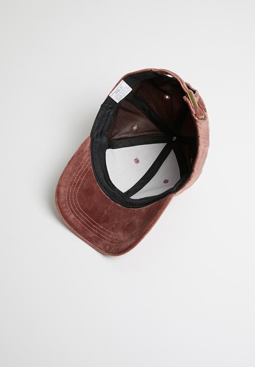 Superbalist - Suede peak cap - pink