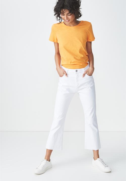 Cotton On - The crew t-shirt - orange