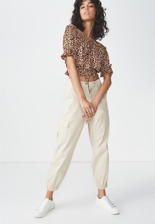 Cotton On - Melanie top - brown