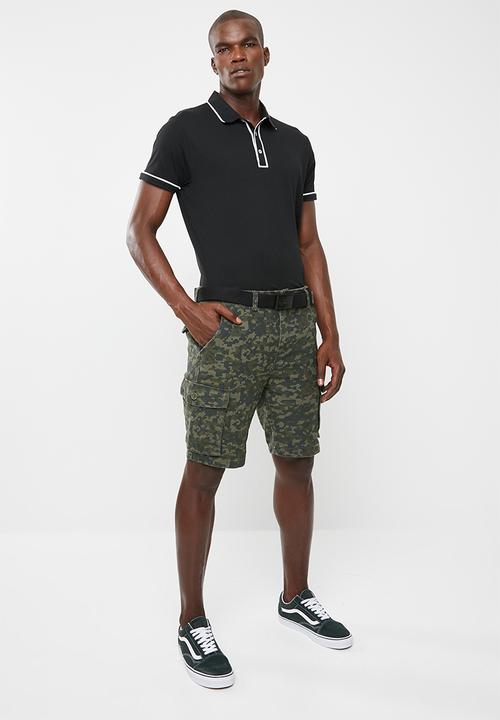 STYLE REPUBLIC - Pixel cargo shorts - khaki 