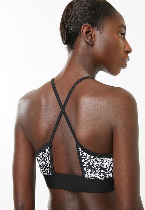 Superbalist - Printed sport bra - black & white 