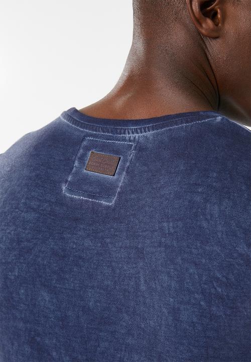 STYLE REPUBLIC - Pigment dye printed tee - blue