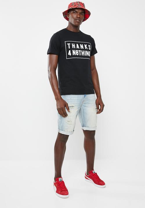 STYLE REPUBLIC - Thanks for nothing tee - black
