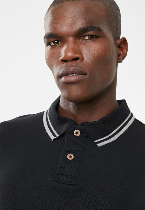 STYLE REPUBLIC - Tipped golfer - black
