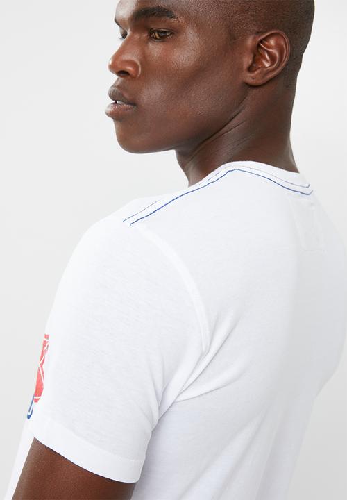 STYLE REPUBLIC - 1953 New York slogan varsity tee - white 