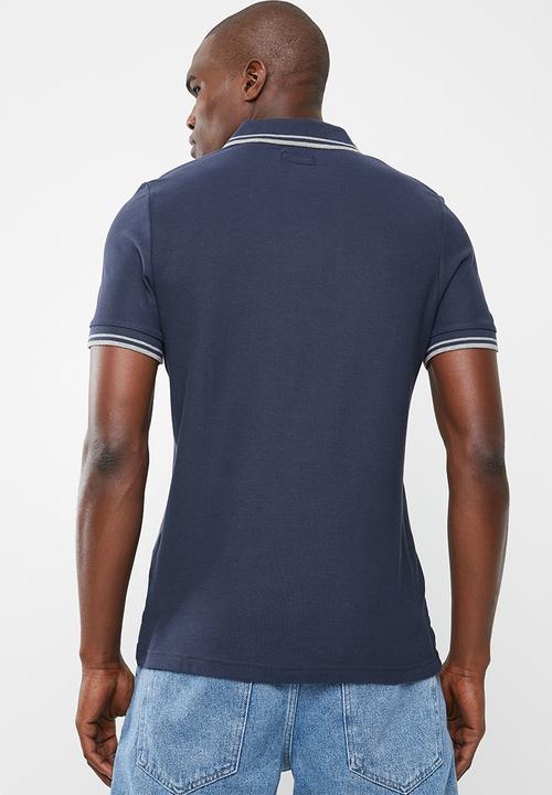 STYLE REPUBLIC - Tipped golfer - blue